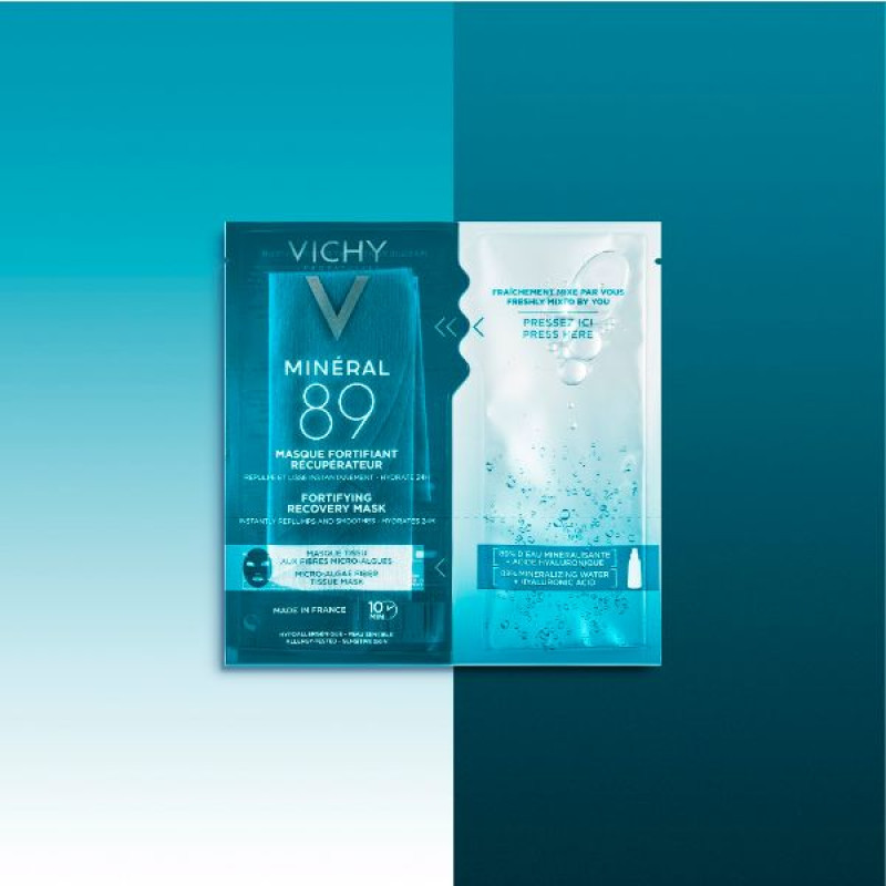 Vichy Mineral 89 Express Mask on a Fabric Base with Microalgae 29 ml