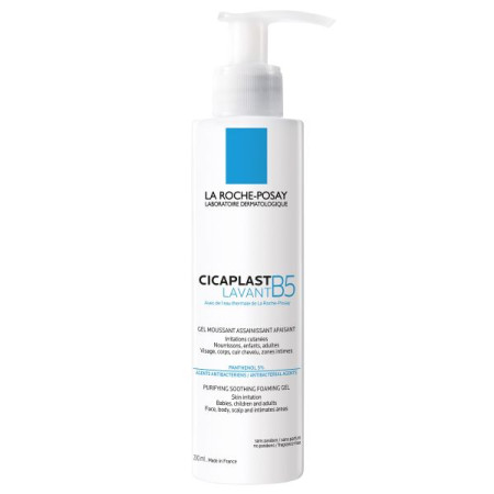 Очищающий гель La Roche Posay Cicaplast B5 для успокоения кожи лица и тела младенцев, детей и взрослых 200 мл