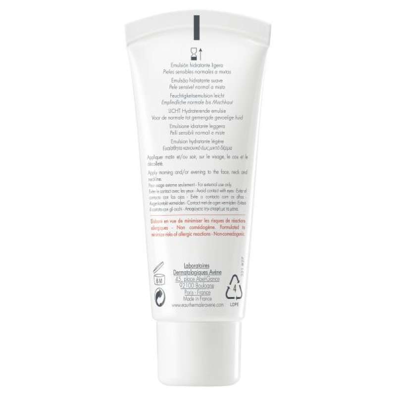 Avene Hydrance Light Moisturizing Emulsion for Normal and Combination Skin 40 ml