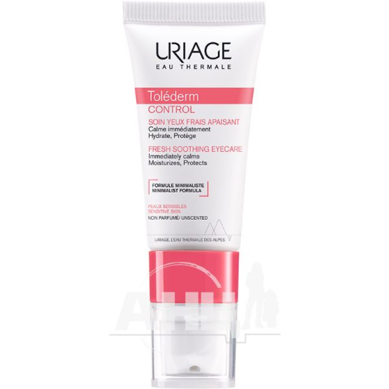 Заспокійливий догляд для шкіри навколо очей Uriage Tolederm Control 15 мл