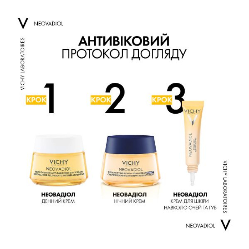 Vichy Neovadiol cooling anti-aging night cream for all skin types 50 ml