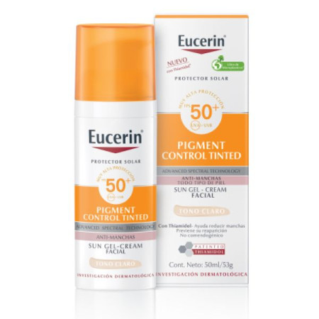 Захисний гель-крем проти гіперпігментації шкіри Sun Pigment Control Tinted SPF 50+ 50 мл
