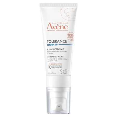 Флюїд для обличчя Avene Толеранс Гідра 10 зволожувальний 40 мл