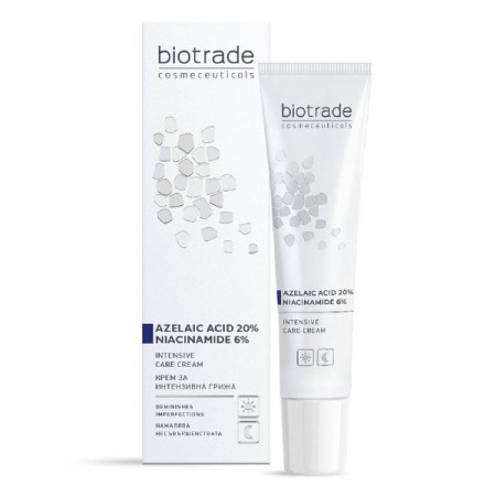 Крем для обличчя Biotrade Intensive з азелаїновою кислотою 20% та ніацинамідом 6% 30 мл