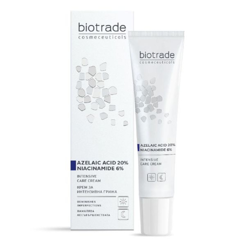 Крем для обличчя Biotrade Intensive з азелаїновою кислотою 20% та ніацинамідом 6% 30 мл