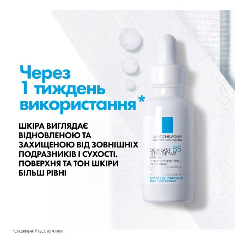 Щоденна ультраконцентрована сироватка Б5 La Roche Posay Цикапласт з Пантенолом 30 мл