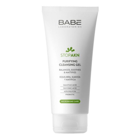 Очищувальний гель BABE Laboratorios Stop AKN для жирної та проблемної шкіри 200 мл