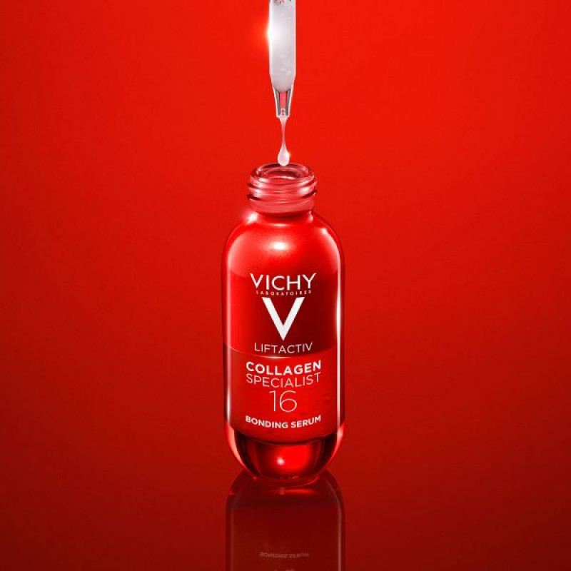 Сироватка Vichy Ліфтактив Колаген Спеціаліст 16 з ко-бондинг технологією для корекції 16 ознак старіння шкіри обличчя 30 мл