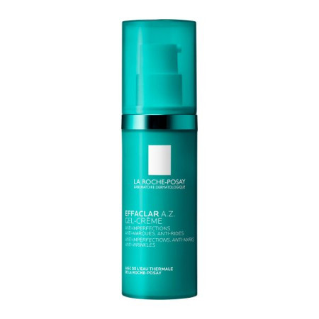 Гель-крем La Roche Posay Ефаклар А.З. з комплексом 3х кислот для зменшення недоліків проблемної шкіри обличчя та корекції зморшок 40 мл