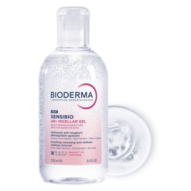 Міцелярний гель для обличчя Bioderma Sensibio Сансибіо AR+ 250 мл