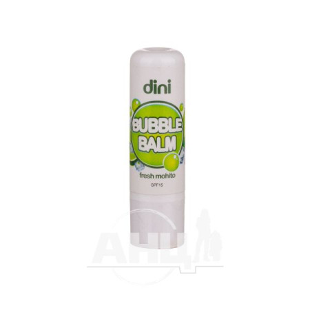 Помада гиігієнічна Dini Bubble Balm Свіже Мохіто 4.5 г