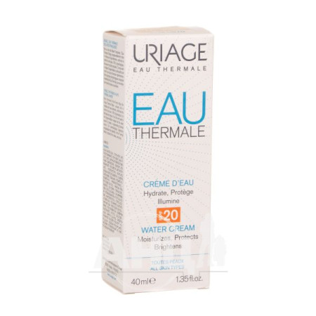 Крем для обличчя Uriage Creme d'Eau Legere SPF20 зволожуючий для нормальної та комбінованої шкіри 40 мл