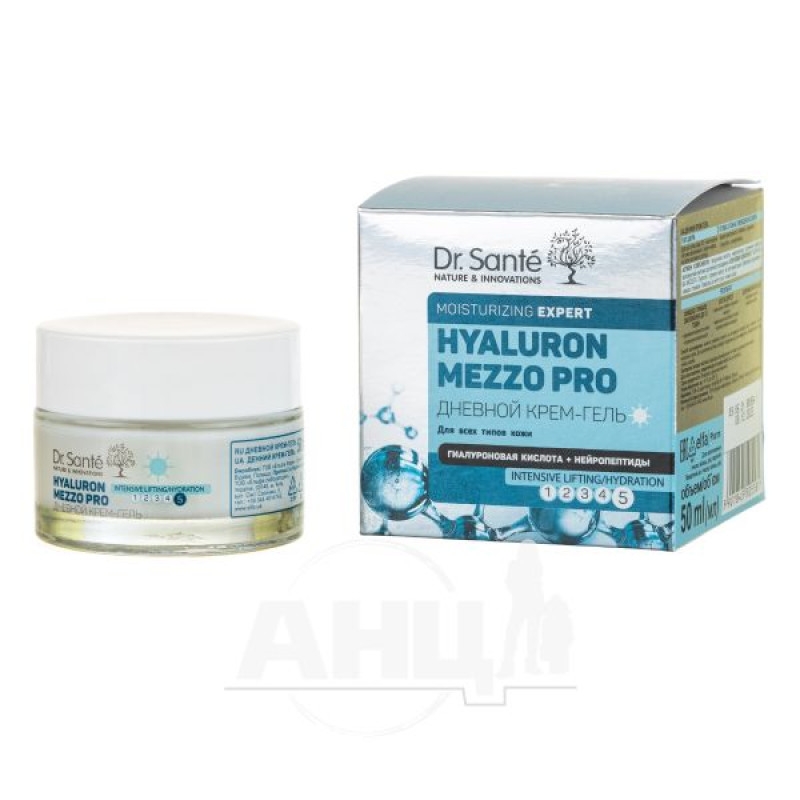 Крем-гель дневной Dr.Sante Hyaluron Mezzo Pro 50 мл