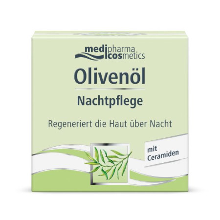 Крем для обличчя D'oliva (Olivenol) нічний догляд з керамідами 50 мл