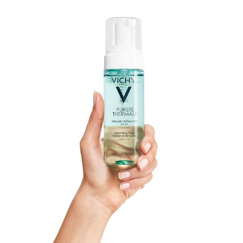 Пінка для очищення шкіри обличчя Vichy Purete Thermale для всіх типів шкіри навіть чутливої 150 мл