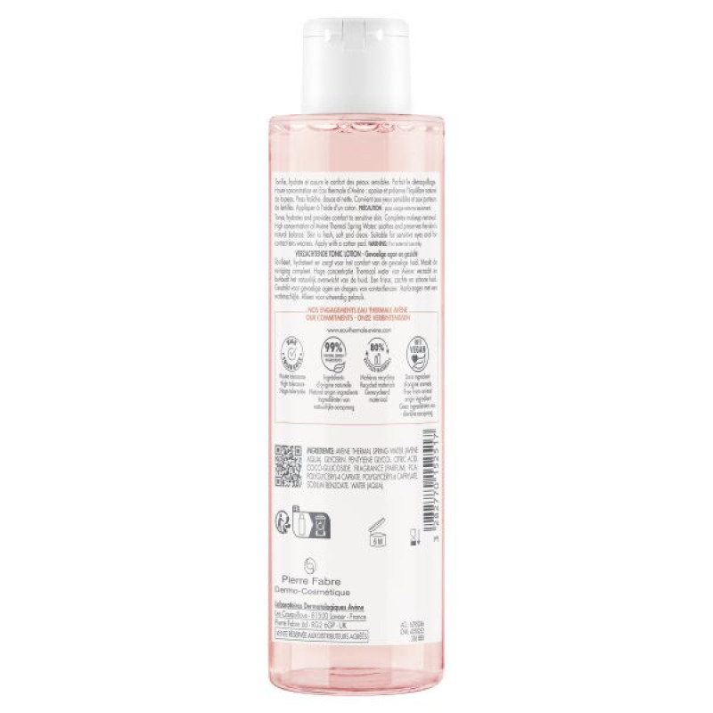Тонізуючий лосьйон Avene для чутливої шкіри 200 мл