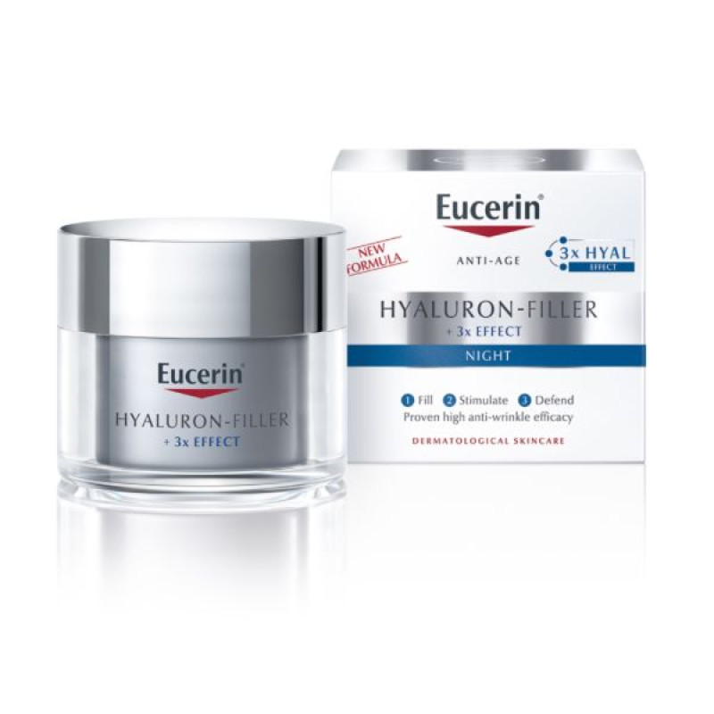 Eucerin Hyaluronic Filler Anti-Wrinkle Night Cream for All Skin Types 50 ml