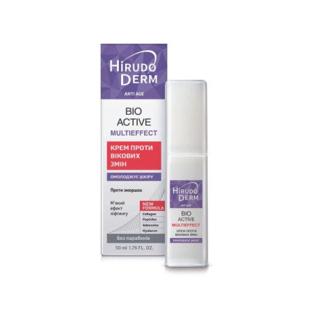 Крем проти вікових змін Bio active multieffect hirudo derm anti age 50 мл