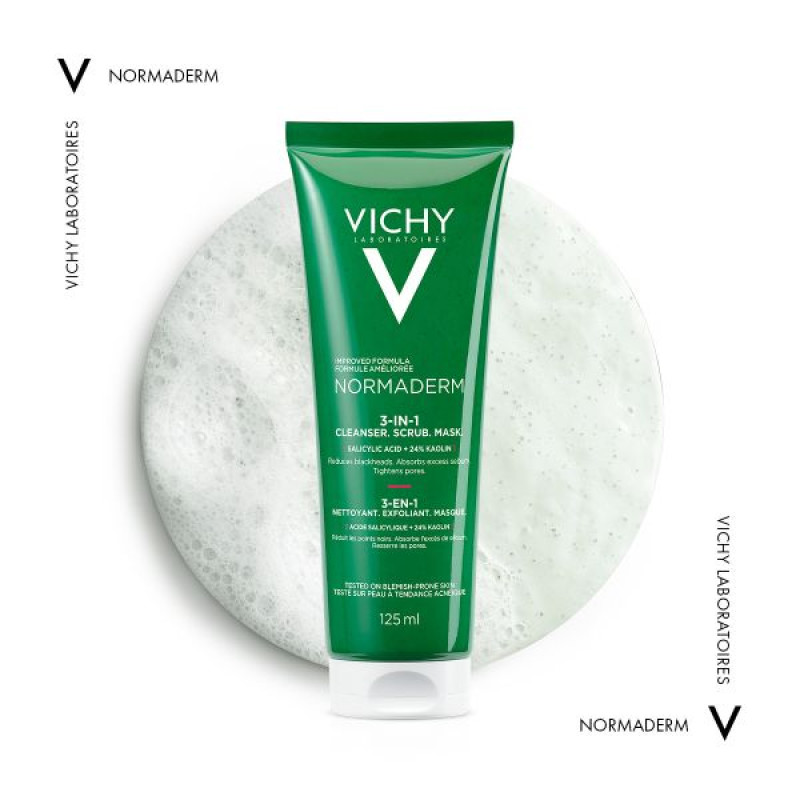 Засіб Vichy Normaderm 3 в 1 для очищення обличчя 125 мл