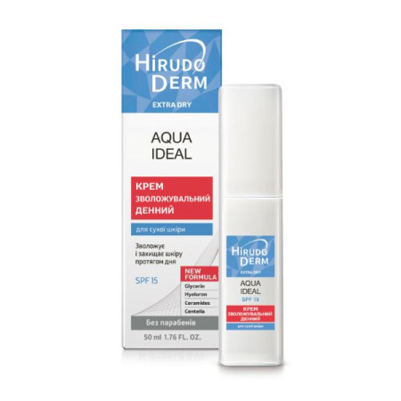 Крем зволожуючий Aqua ideal денний hirudo derm extra dry 50 мл