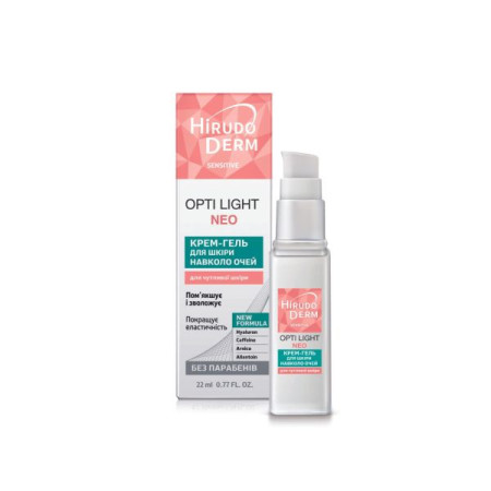Крем-гель для шкіри навколо очей Opti light neo Hirudo derm sensitive 22 мл
