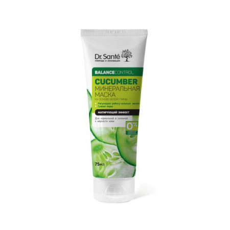 Маска мінеральна Dr.Sante Cucumber Balance Control 75 мл