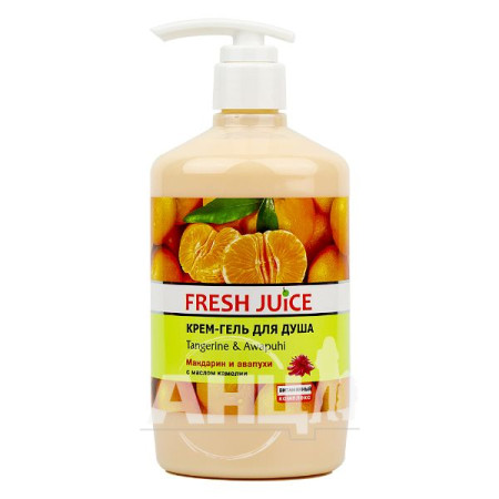 Cream-gel for shower Fresh Juice Tangerine & Awapuhi 750 ml