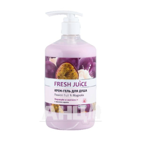 Cream-gel for shower Fresh Juice Passion fruit & Magnolia 750 ml