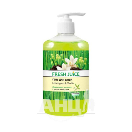 Cream-gel shower gel Fresh Juice Lemongrass & Vanilla 750 ml