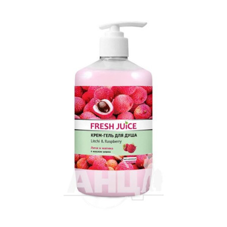 Fresh Juice Litchi & Raspberry Shower Cream Gel 750 ml