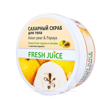 Fresh Juice Asian Pear&Papaya Sugar Body Scrub 225 ml