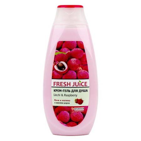 Fresh Juice Litchi & Raspberry Shower Cream Gel 400 ml