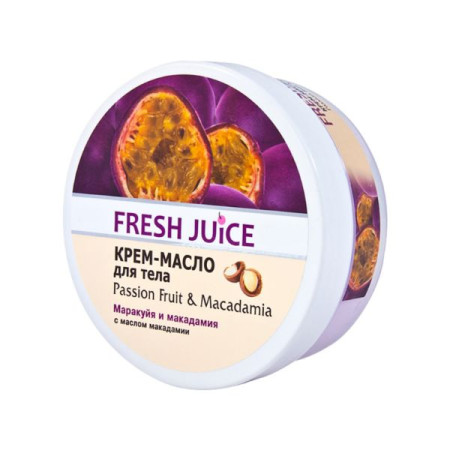 Fresh Juice Passion Fruit & Macadamia Body Cream Oil 225 ml