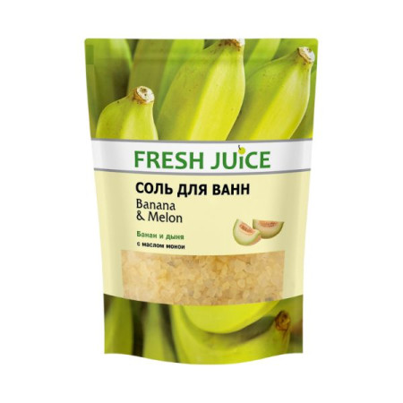 Bath salt Fresh Juice Banana & Melon doypack 500 g