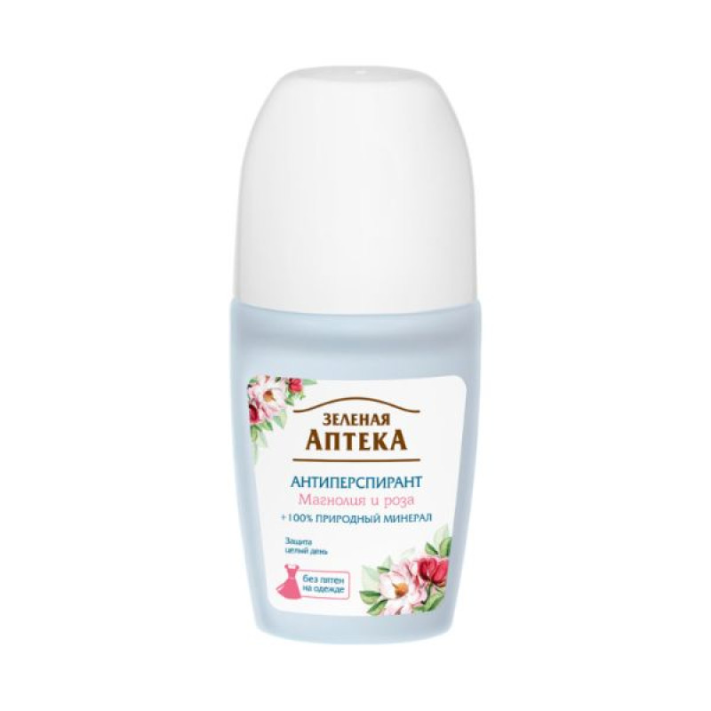 Antiperspirant Green Pharmacy magnolia and rose 50 ml