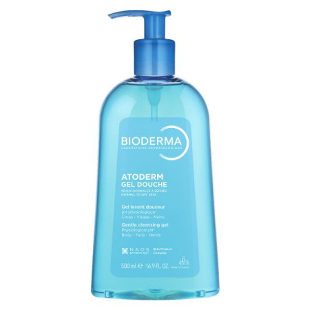Гель для душа Bioderma Atoderm Атодерм очищуючий для сухої і чутливої шкіри 500 мл