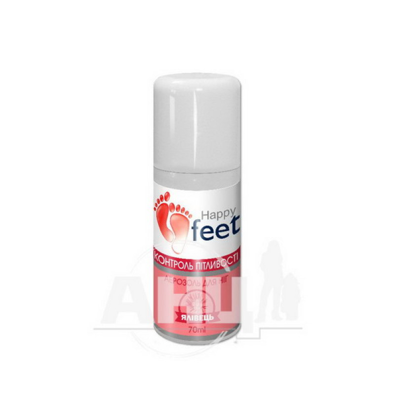 Happy Feet foot spray, juniper, sweat control, 70 ml