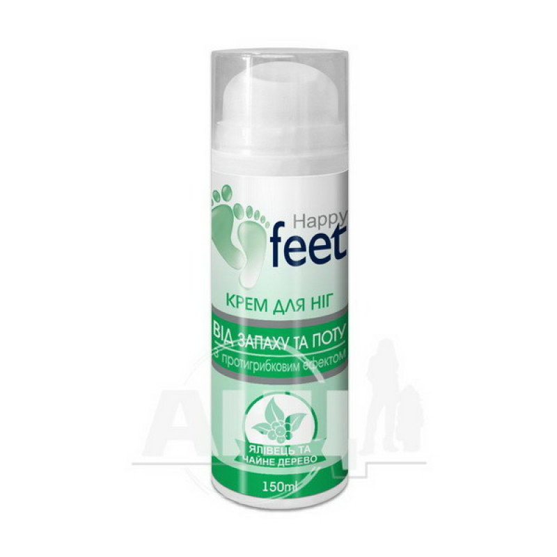 Happy Feet Cosmetic Foot Cream Against Odor and Sweat 150 ml