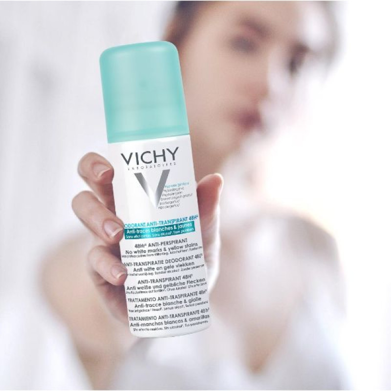 Vichy Deo antiperspirant deodorant against white marks and yellow spots 125 ml