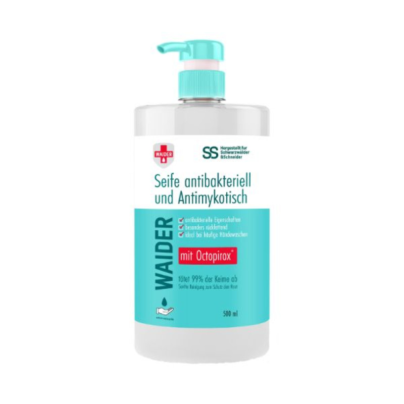 Waider antibacterial soap with antifungal effect 500 ml