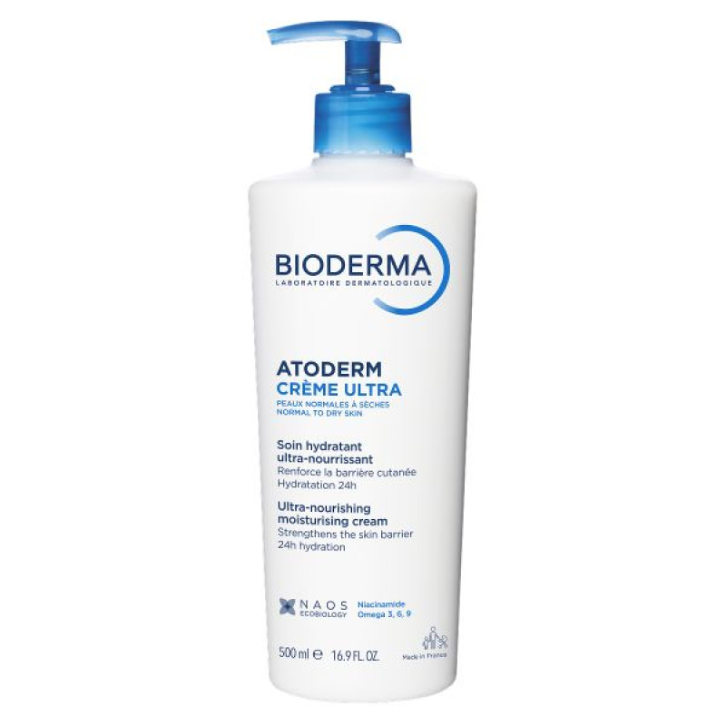 Крем Bioderma Atoderm Ultra Атодерм Ультра для сухой атопической кожи 500 мл