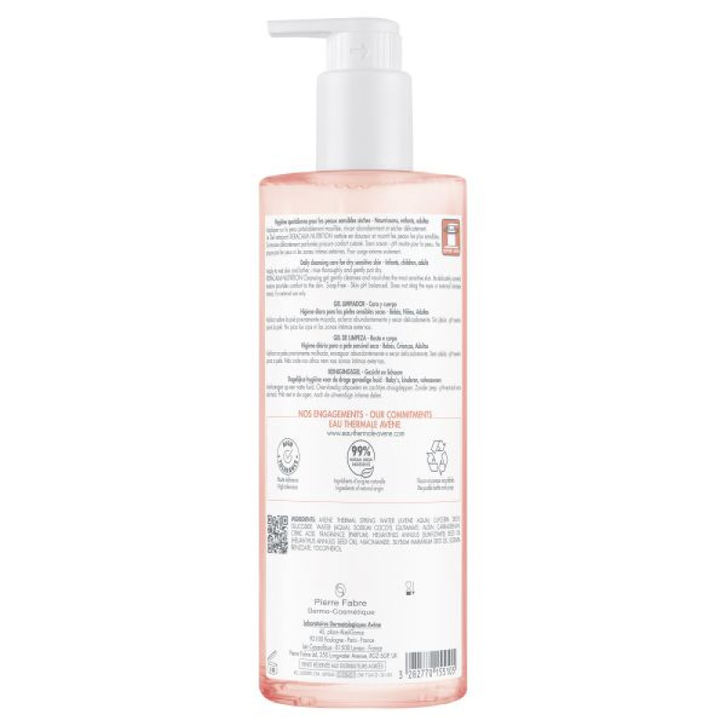 XeraCalm Nutrition Cleansing Gel for Dry and Atopic Skin 500 ml