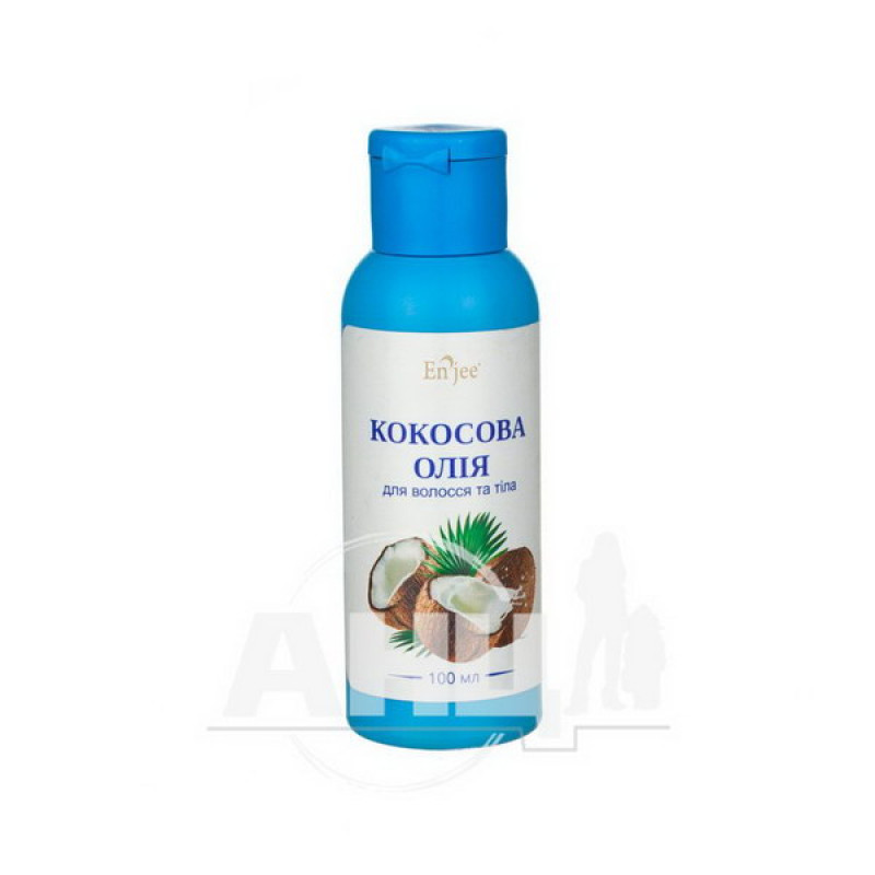 Coconut oil, natural cosmetic oil for hair and body, 100 ml