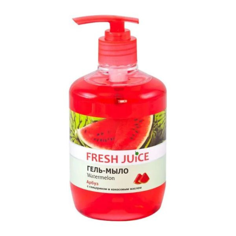 Fresh Juice Watermelon gel soap with dispenser 460 ml