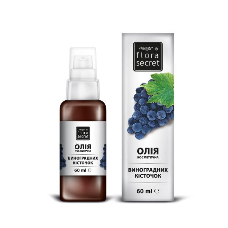 Flora Secret grape seed oil natural vegetable 60 ml
