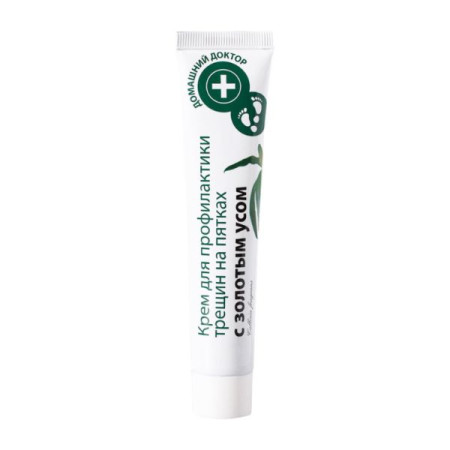 Home Doctor Foot Cream for the Prevention of Cracked Heels with Golden Mustache 42 ml