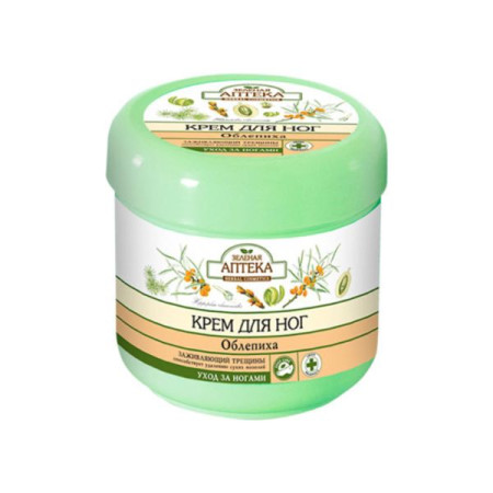 Green Pharmacy Foot Cream for Healing Cracks 300 ml