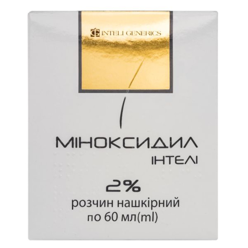 Minoxidil Inteli cutaneous solution 2% bottle 60 ml