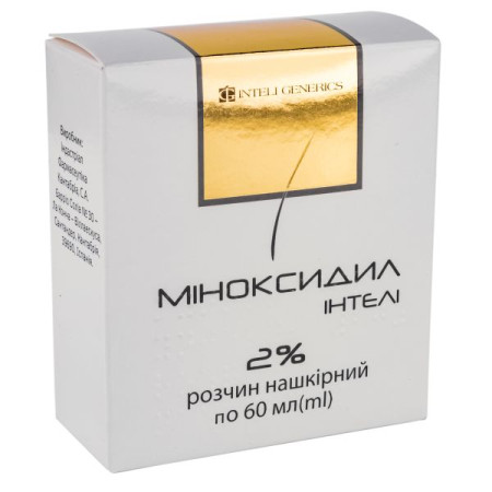 Minoxidil Inteli cutaneous solution 2% bottle 60 ml