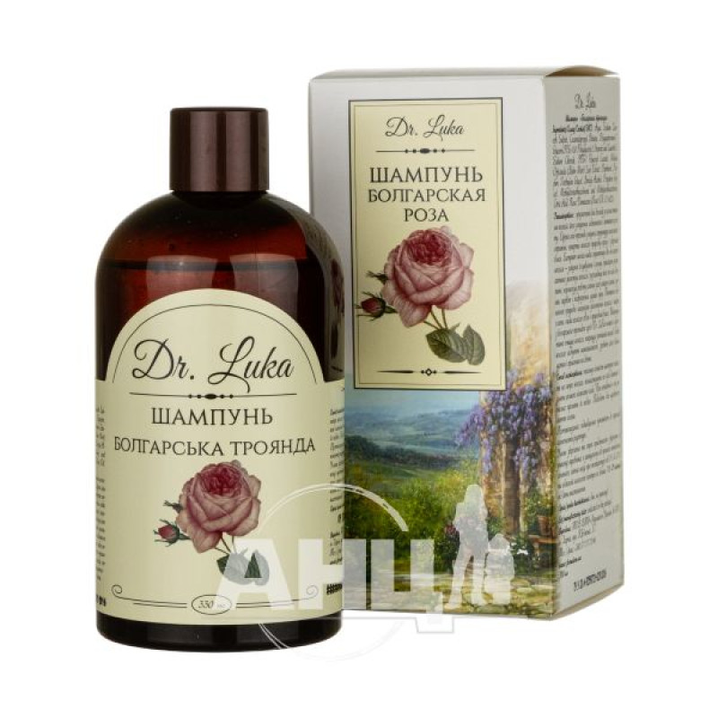 Cosmetic shampoo Bulgarian rose Dr.Luka 330 ml